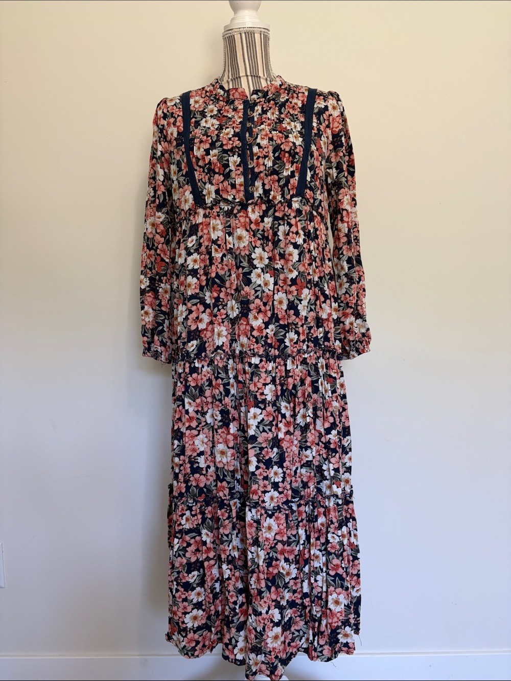 In Loom - Navy Floral Maxi Dress